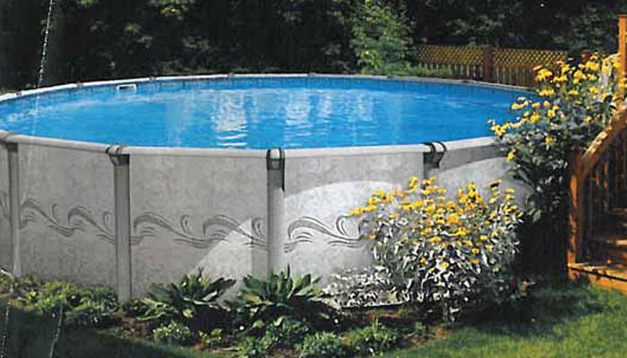Conquest above ground pools at Apollo Pools and Spas